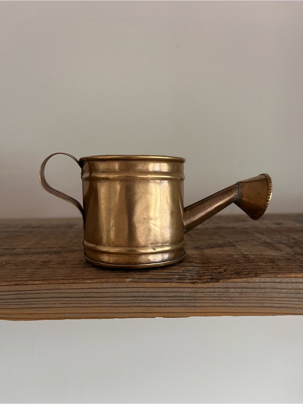 Brass Mini Watering Can - Gold Finish